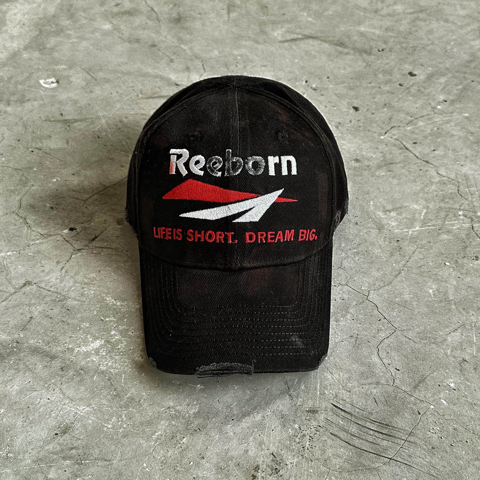 False Perception Reeborn刺绣Logo 棉 鸭舌帽 男女同款情侣款