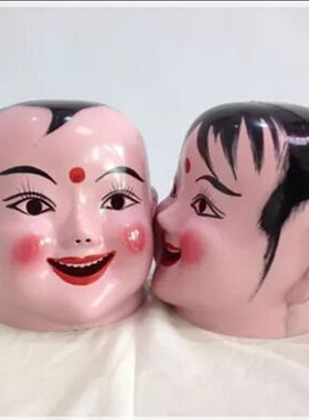 大头娃娃头套娃娃头面具大头人