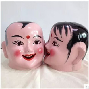 大头娃娃头套娃娃头面具大头人秧歌服装舞狮舞龙儿童成人社火道具