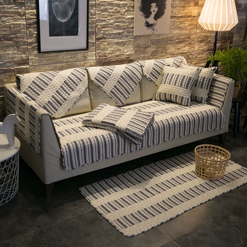 Хлопковый универсальный диван на четыре сезона, нескользящая хлопковая ткань, универсальная подушка, в американском стиле