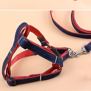 迪普尔狗链狗绳小中型犬宠物牵狗绳带拴遛兔猫咪泰迪链子牛仔牵引