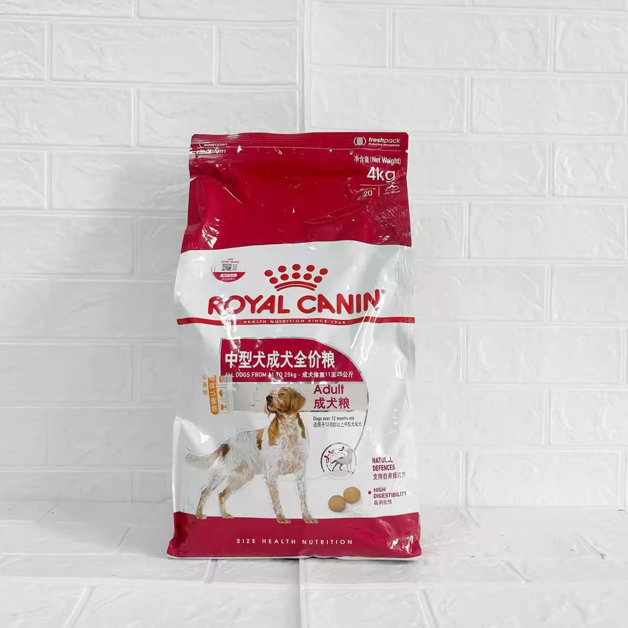 皇家M25狗粮 成犬 狗粮萨摩耶哈士奇犬粮 宠物中型犬全价犬粮4kg