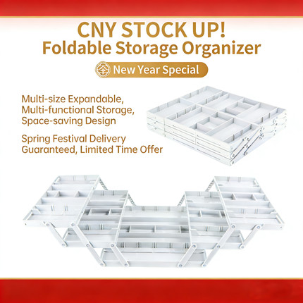 Folding Storage Box Dressing Table Multi -layer Large