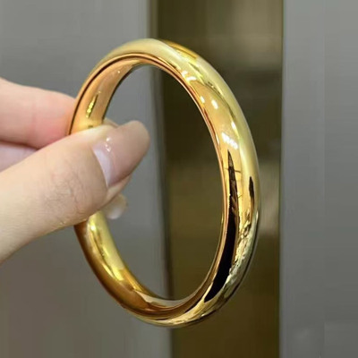 金店同款越南沙金手镯古法传承仿真南非锡金实心手镯结婚三金女