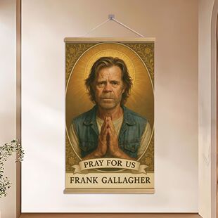 无耻之徒弗兰克人物海报装饰画像挂画房间寝室自我救赎油画布装饰