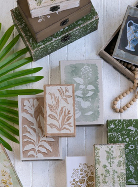 复古木质仿真书摆件收纳书盒道具