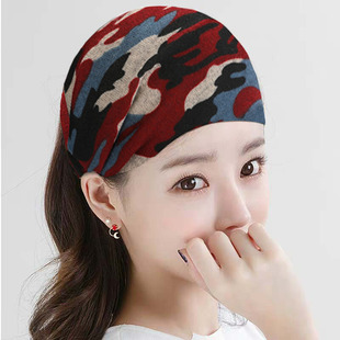 春夏棉麻宽边发带女洗脸压发发箍头套外出防风遮白发碎发头箍头饰