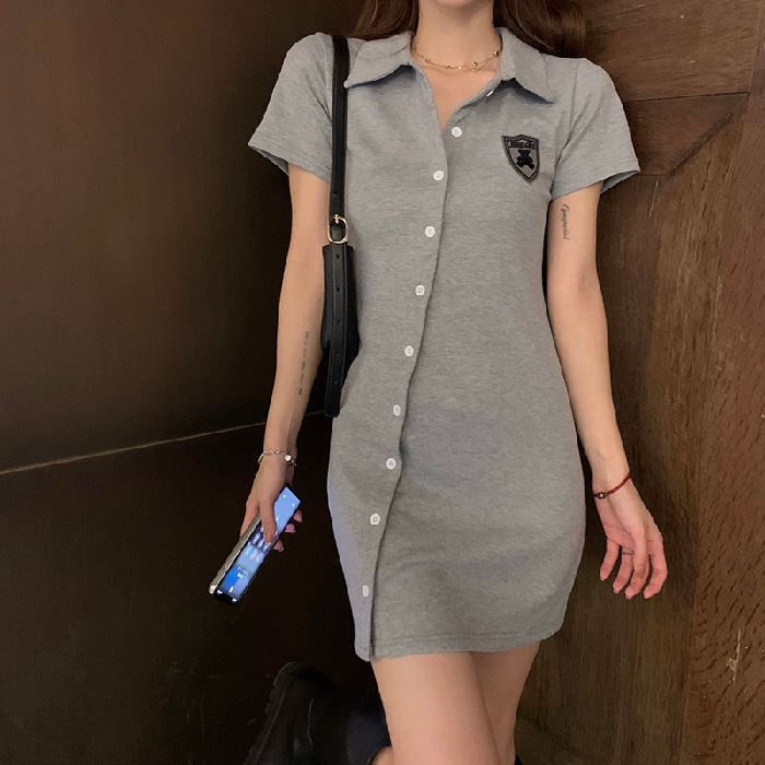 芭比辣妹长袖连衣裙秋季新款设计
