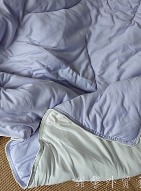 ~某星球双人针织被~超软糯200x230双色轻奢春秋被子 某牌孤品处理