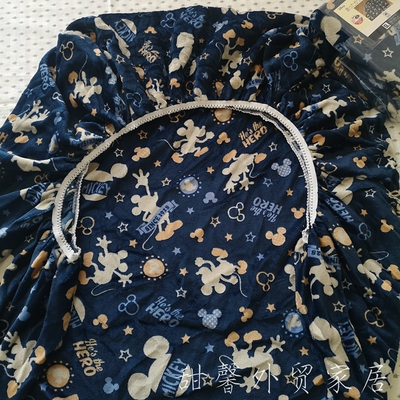 外贸出口日本法兰绒保暖蓄热床笠