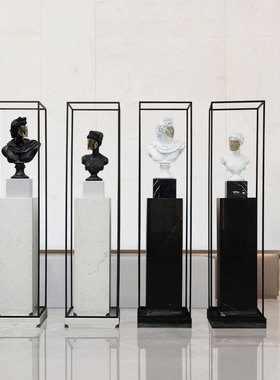 样板房大堂玄关落地装饰售楼处