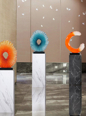 售楼处抽象树脂雕塑落地大摆件