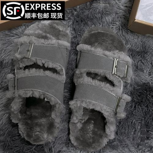 勃肯鞋女加绒休闲百搭