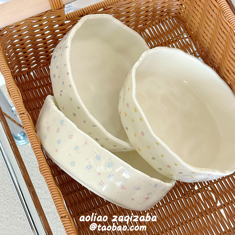 可爱小清新奶油风手捏盘