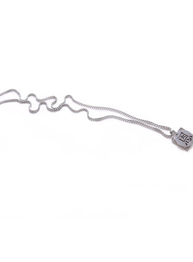 工作室钛钢镂空可情侣风佩戴项链