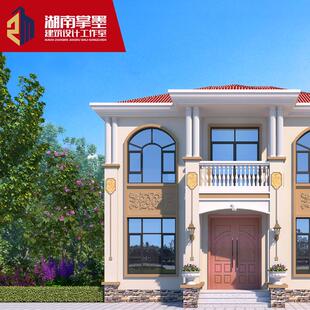 二层别墅设计图纸两层新农村自建房欧式风格室内建筑图全套施工图