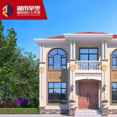 二层别墅设计图纸两层新农村自建房欧式风格室内建筑图全套施工图