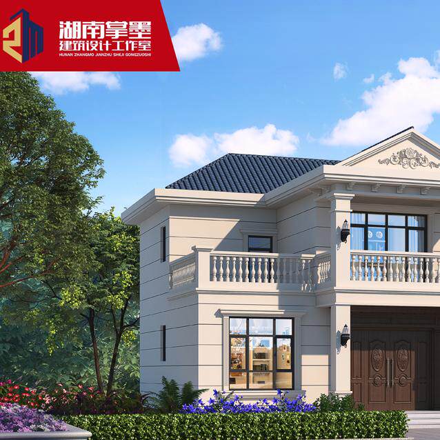 二层别墅设计图纸两层新农村自建房欧式风格室内效果图全套施工图