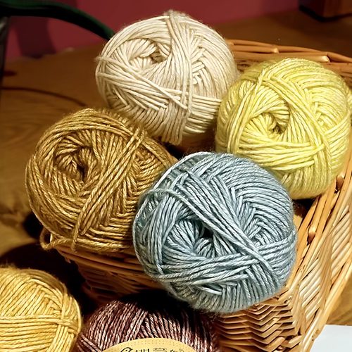 如意鸟宝宝棉线喷毛纱牛奶线