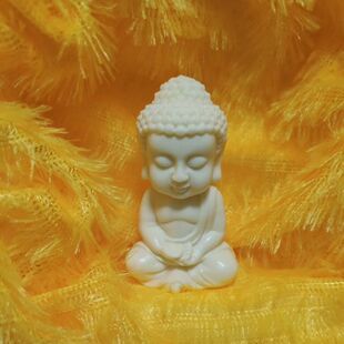 象牙果静思小如来手把件小佛陀木雕摆件文玩手玩把件汽车挂件车饰