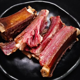 助农好货青川鲜香烟熏腊排骨炖汤吃肉500g四川送礼