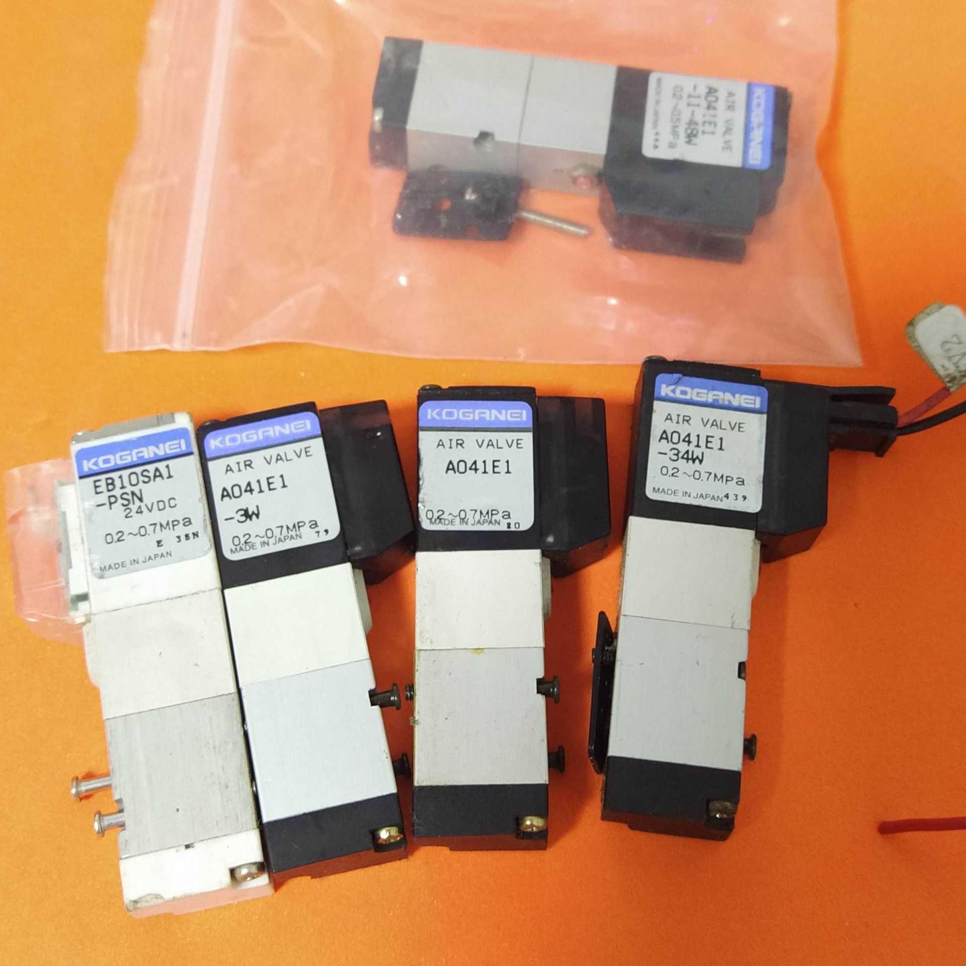 原装拆机小金井电磁阀实物拍图EB10SA1-PSN A041E1-3W-34W-11-48W