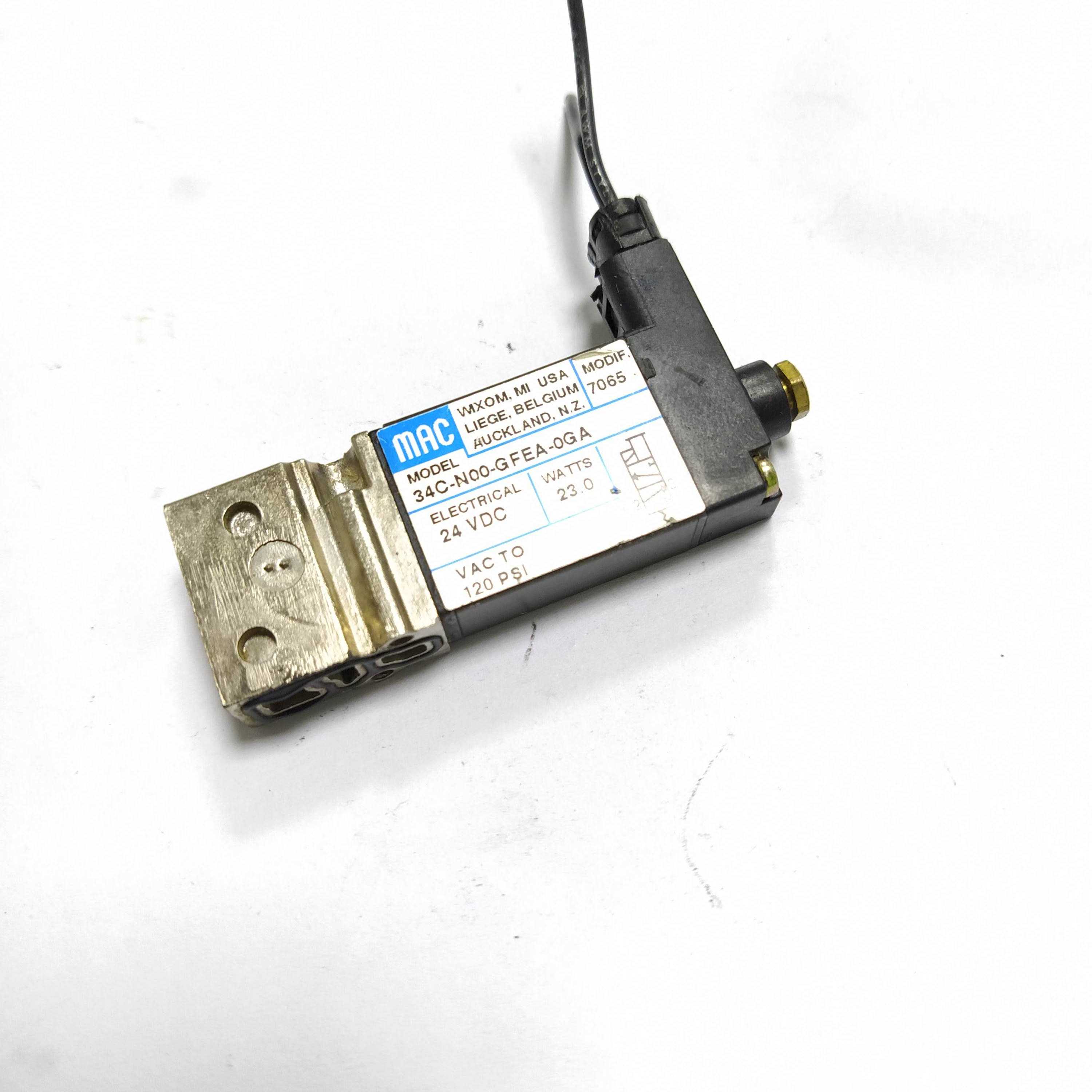 美国MAC电磁阀原装拆机现货34C-N00-NOO-GFEA-0GA 24V 23W