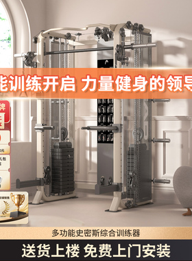 HEAD海德龙门架家用健身房多功能卧推深蹲架飞鸟史密斯机综合训练