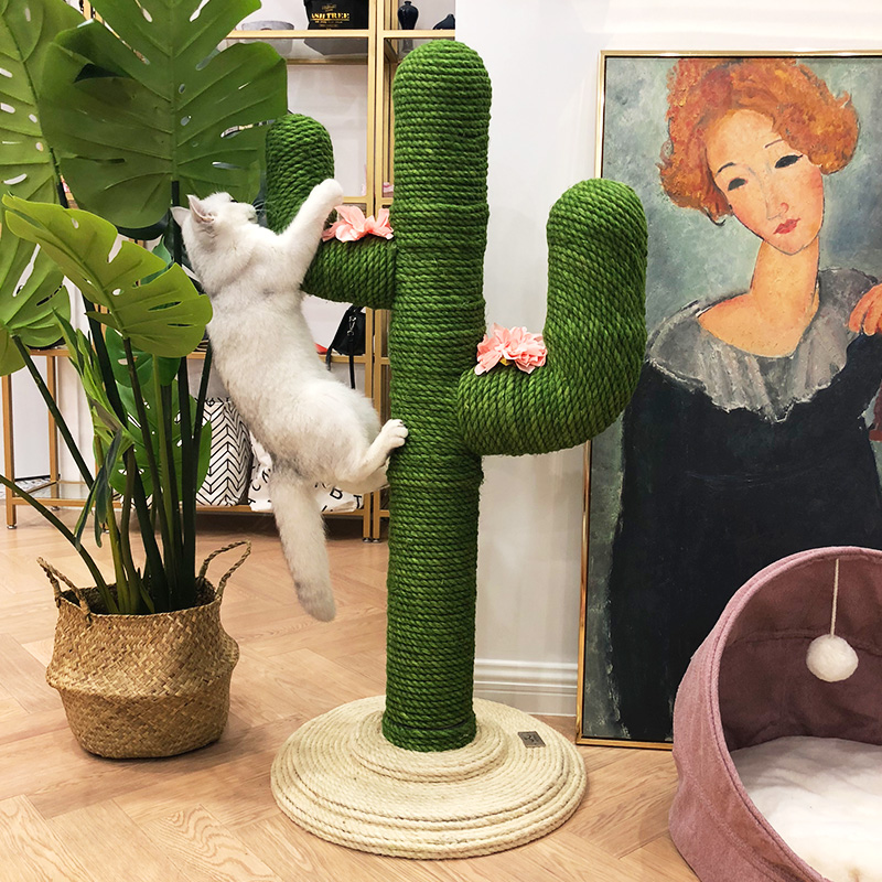 New! 未卡漠绿仙人掌猫爬架  猫咪剑麻柱玩具猫抓板猫树别墅|msdalam kategori haiwan peliharaan/makanan haiwan dan bekalan, Cat/Mainan anjing, rangka mendaki Cat - dari Buy2taobao.com untuk memberikan perkhidmatan ejen Taobao profesional membeli
