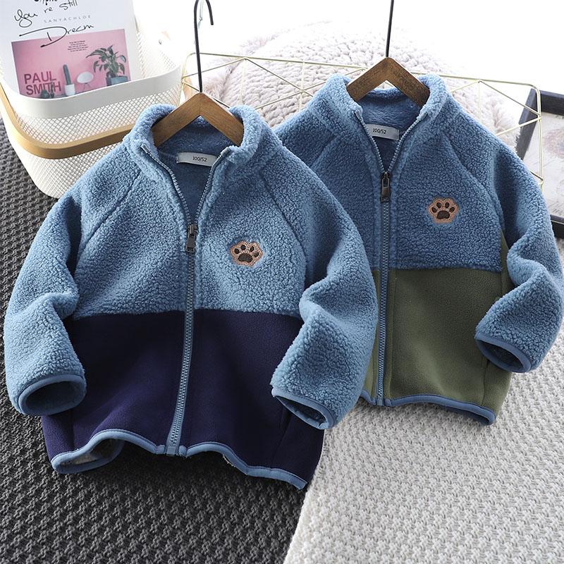儿童奥粒绒外套加绒加厚