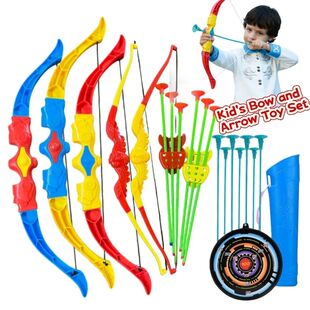 Bow and Arrow Set for Kids with Target, Outdoor Archery Game
