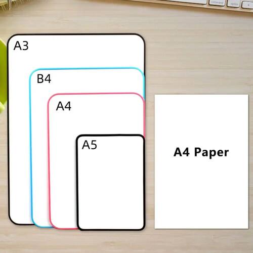 A5/A4/B4/A3 Whiteboard Double-Sided Dry Erase Erasable Writi