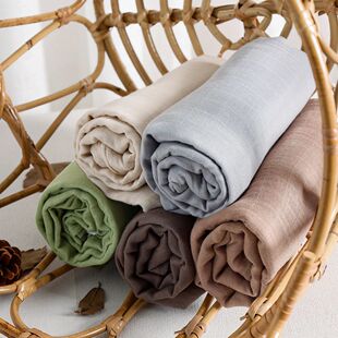 Kangobaby #My Soft Life# Solid Color Bamboo Cotton Baby Musl