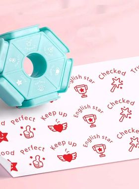 Six-Side Seal Stamp Kids Educational Stamper Early Education