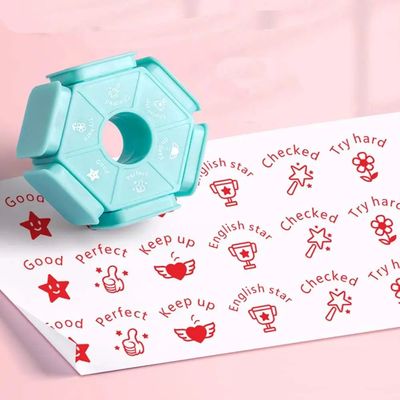 Six-Side Seal Stamp Kids Educational Stamper Early Education