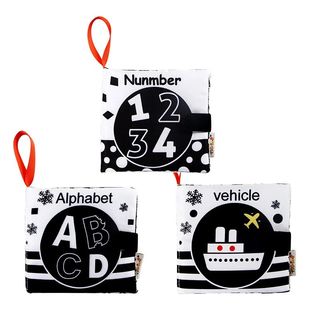 White Months Cloth Book and Black Books Soft born