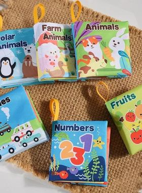 Baby Cloth Books Intelligence Development Soft Learning Cogn