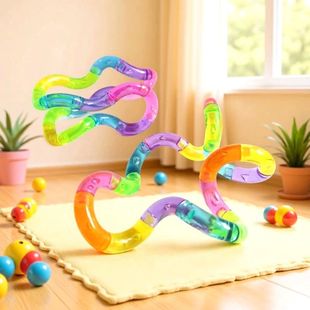 Rope Sss and Crystal Educa Fun Deformable Toy 1pcs Relieving