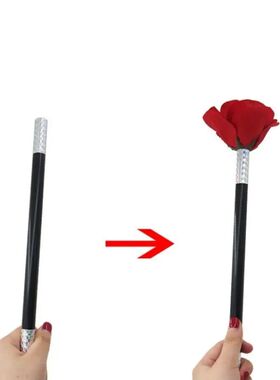Flower Magic Tricks Stick to Rose Flowers Appearing Close up