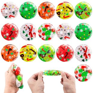 3.5cm Mini Christmas Stress Balls Squishy Toys Sensory Fidge