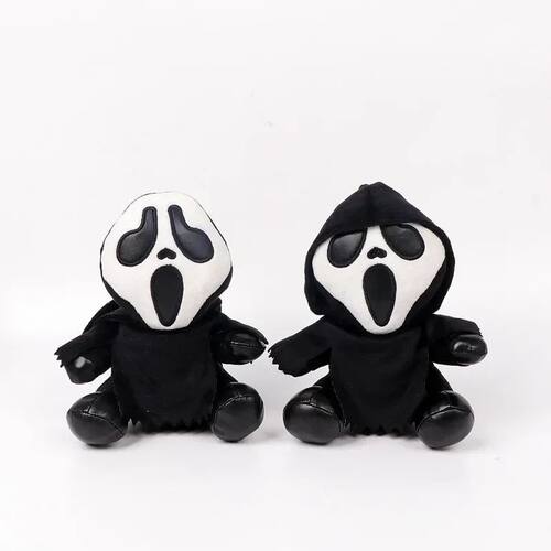 18cm Ghost-f-a-c-e Plush Toy Death Figure Horror Doll Soft S