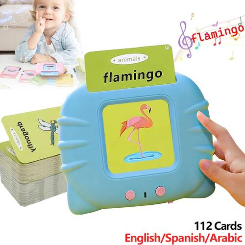 Early Education Flash Card Learning Toys Talking Flashcards