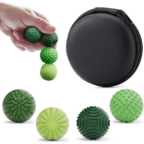 Silicone magnetic sensory balls sss relief finger toys fun d