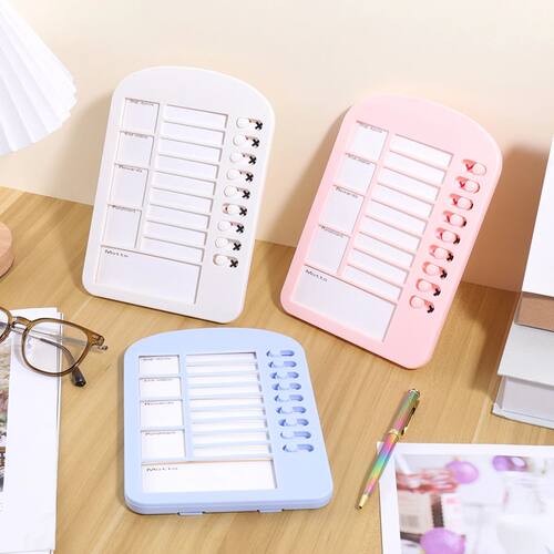 1PC Sliding Self-Discipline Planning Board, wall-mountable,