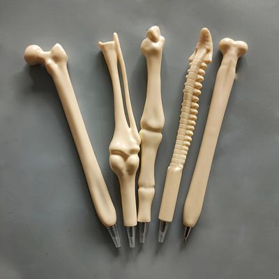 5pcs/pack Creative Bone-Shaped Ballpoint Pens Fun Unique Gif