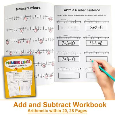 Addition & Subtraction within 20 Training Workbook Number Li