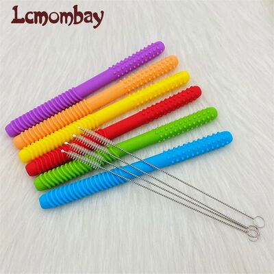 1Pcs Baby Hollow Tube Teether Toy Infants Soother Nursing BP
