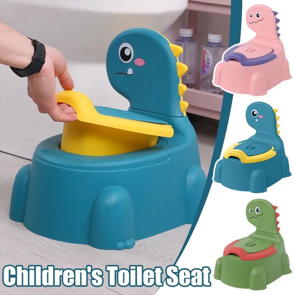 Baby Potty Toilet Training Seat Cartoon Dinosaur Thickening