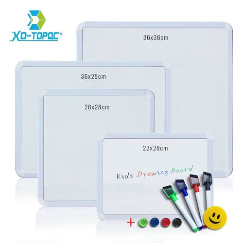 4 Styles Magnetic Whiteboard 1pc PVC Frame Message White Boa