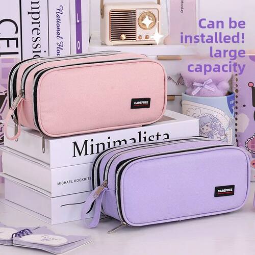 New School Supplies Back to School Essential Pencil Case, La